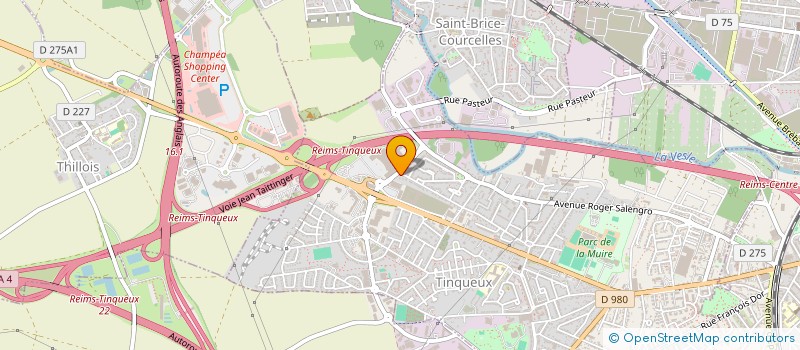 localisation de l'entreprise MADAME BADIHA FELLAH  TINQUEUX