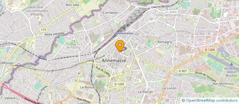 localisation de l'entreprise MADAME BADRA OUAKES à ANNEMASSE