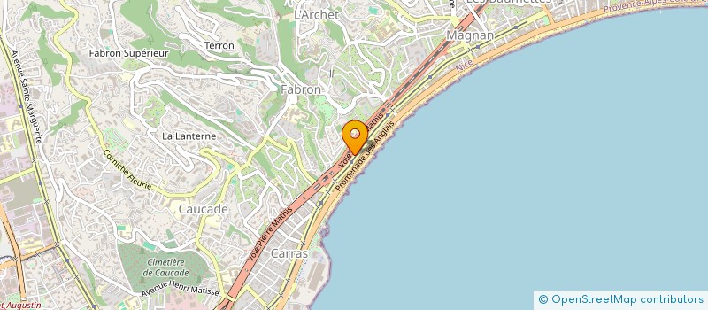 localisation de l'entreprise MADAME BADRIZAMAN KHATIBI à NICE