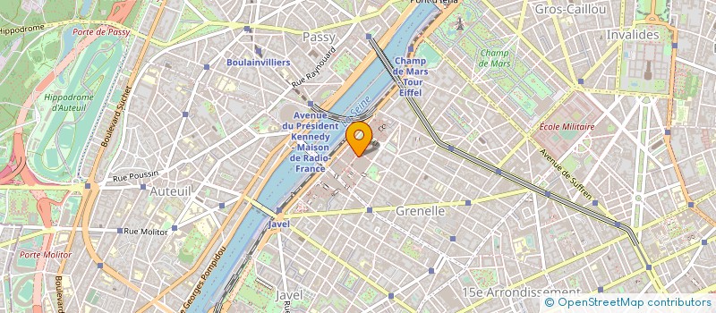 localisation de l'entreprise MADAME BADROSSADAI FARMANDRAD  PARIS