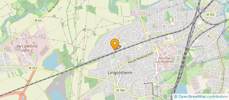 localisation de l'entreprise MADAME BAHAR DOGANAY  LINGOLSHEIM