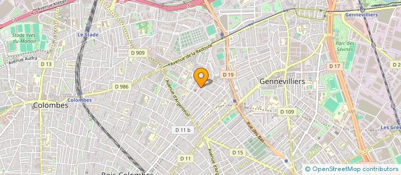 localisation de l'entreprise MADAME BAHIA BACHENE  ASNIERES-SUR-SEINE