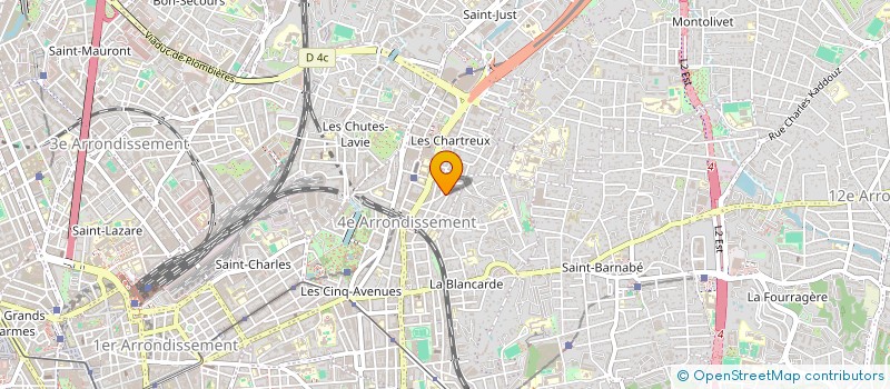 localisation de l'entreprise MADAME BAHIA HITACHE à MARSEILLE