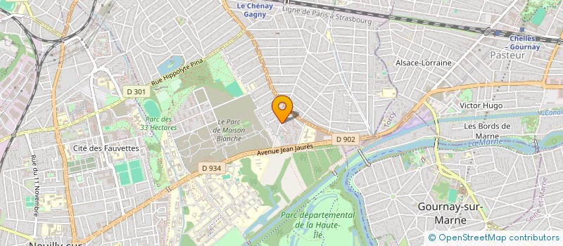 localisation de l'entreprise MADAME BAHIA MOUNAIME à NEUILLY-SUR-MARNE