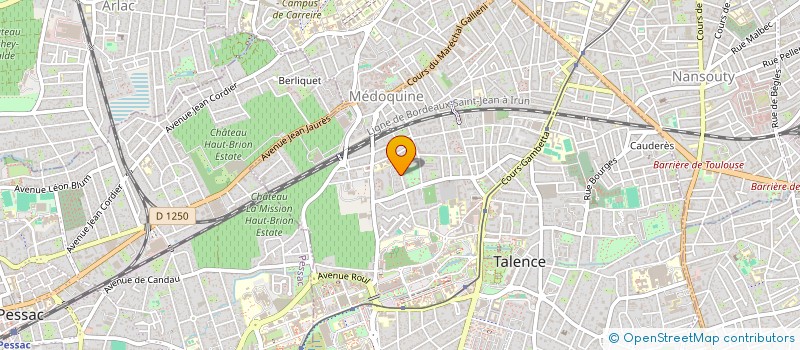 localisation de l'entreprise MADAME BAHIA NAJIH  TALENCE