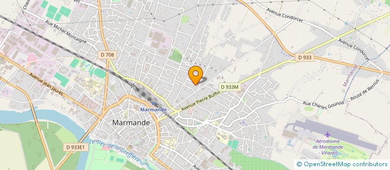 localisation de l'entreprise MADAME BAHIA SAHSAHI  MARMANDE