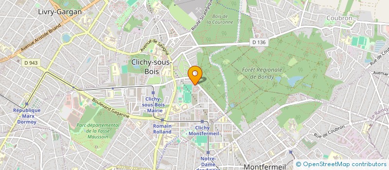 localisation de l'entreprise MADAME BAHIA SAID HASSANE  CLICHY-SOUS-BOIS