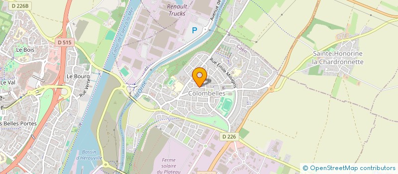 localisation de l'entreprise MADAME BAHIJA ABDELLAOUI  COLOMBELLES