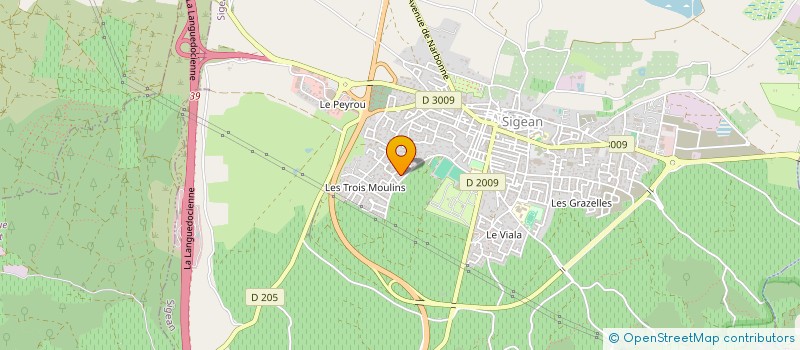 localisation de l'entreprise MADAME BAHIJA DAHBI à SIGEAN