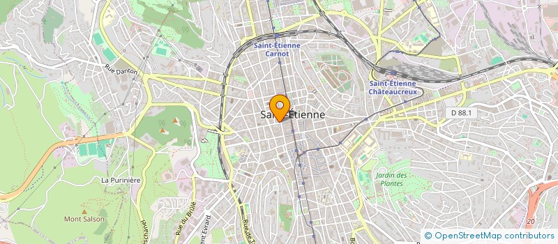 localisation de l'entreprise MADAME BAHIYYA MEKHALFIA  SAINT-ETIENNE