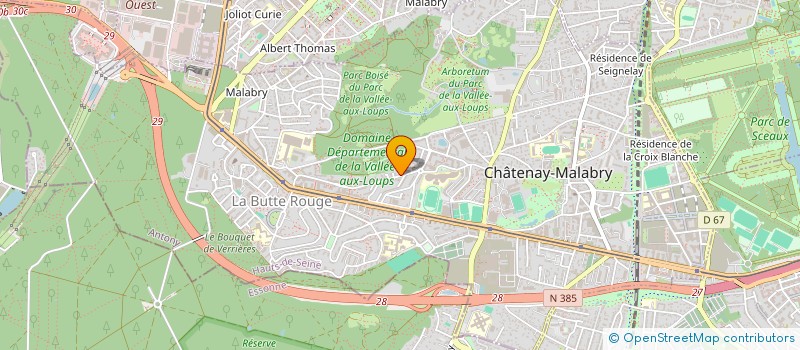 localisation de l'entreprise MADAME BAHON DJEDJE  CHATENAY-MALABRY