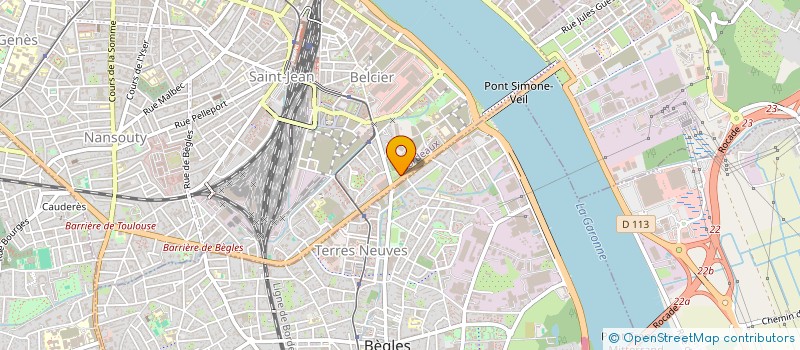 localisation de l'entreprise MADAME BAHRIA DEHRER  BORDEAUX