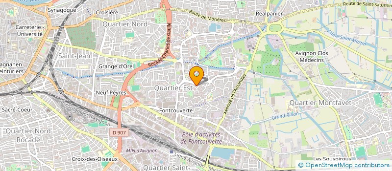 localisation de l'entreprise MADAME BAHRIA ELGOUILLE  AVIGNON