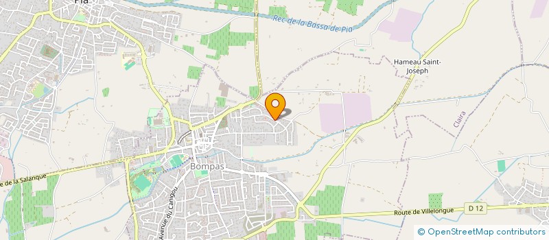 localisation de l'entreprise MADAME BAIDA ABDELLI  BOMPAS