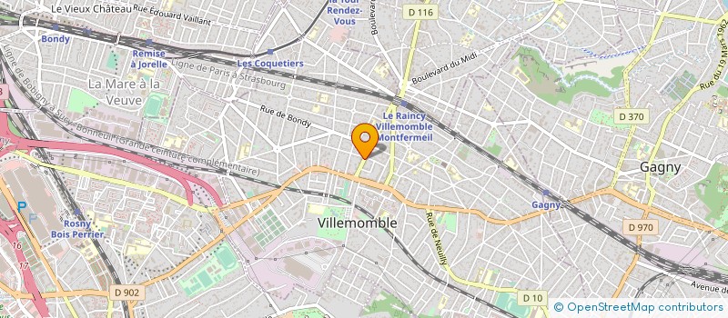 localisation de l'entreprise MADAME BAISSE KAMISSOKO  VILLEMOMBLE