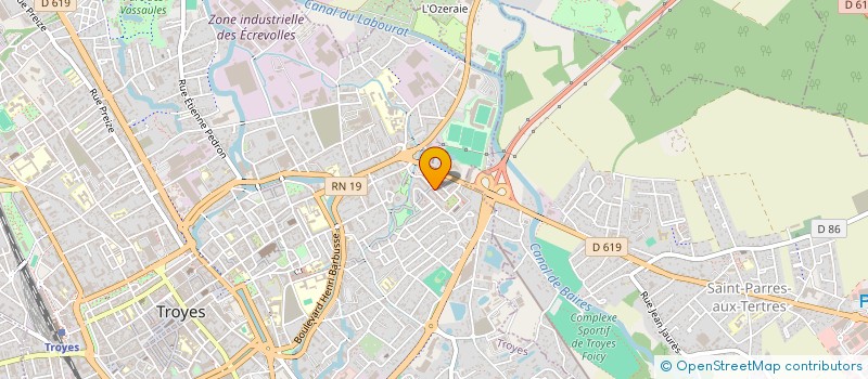 localisation de l'entreprise MADAME BAJRAMSE HUSEJNI  TROYES