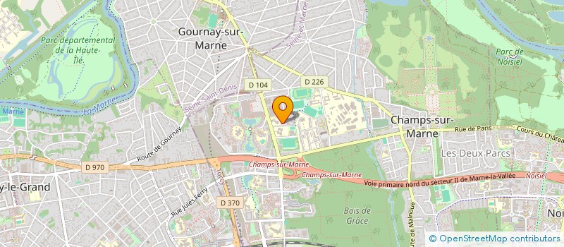 localisation de l'entreprise MADAME BAKHABA KANTE à CHAMPS-SUR-MARNE