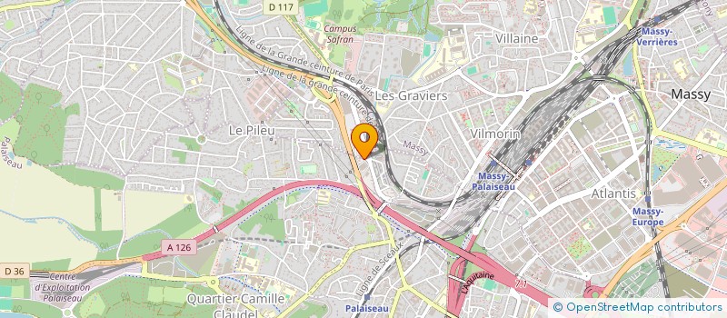 localisation de l'entreprise MADAME BAKHTA BERKOK  PALAISEAU