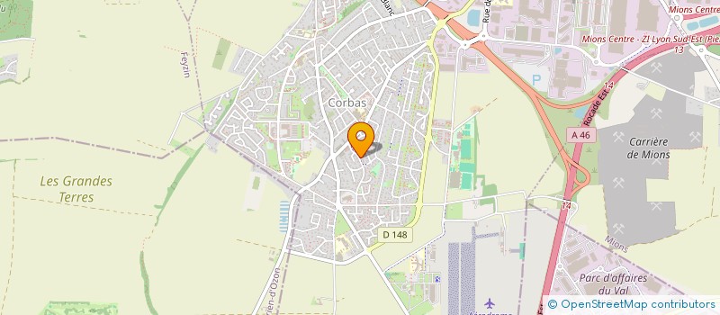 localisation de l'entreprise MADAME BAKHTA LAROUCI à CORBAS