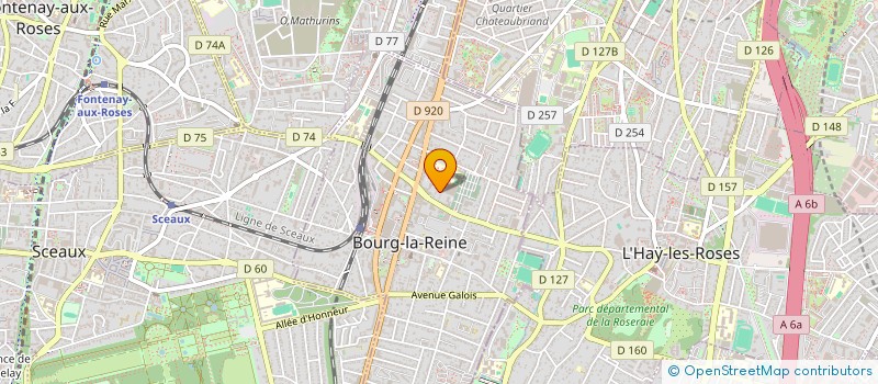 localisation de l'entreprise MADAME BAKO RAVOLOLONORO à BOURG-LA-REINE