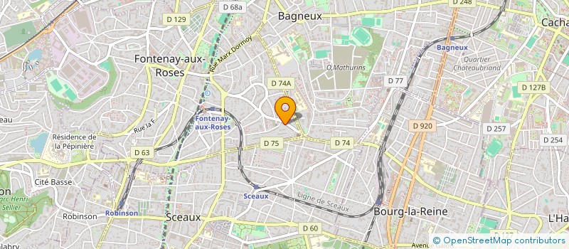 localisation de l'entreprise MADAME BALAILI FAMARA à FONTENAY-AUX-ROSES