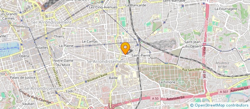 localisation de l'entreprise MADAME BALBINE WELLASIYILE FOURE à MARSEILLE