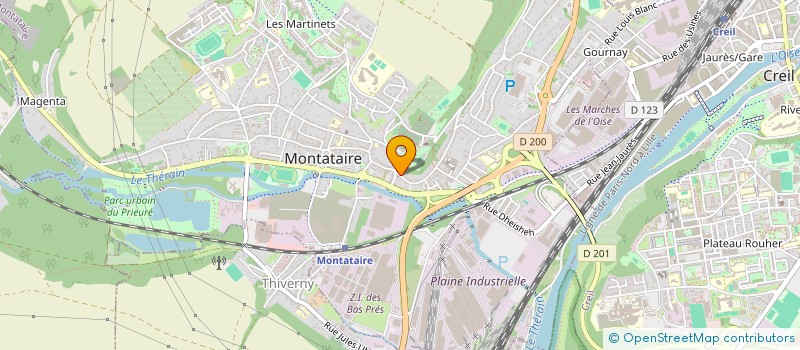 localisation de l'entreprise MADAME BAMAKAN KEITA  MONTATAIRE