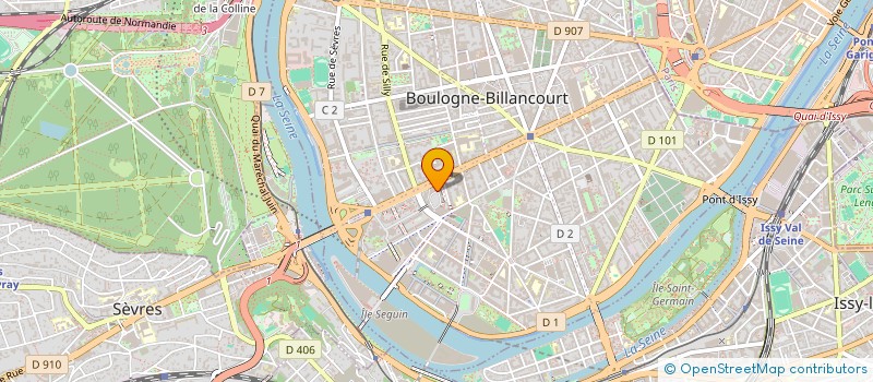 localisation de l'entreprise MADAME BAMASSE SOUMAHORO  BOULOGNE-BILLANCOURT