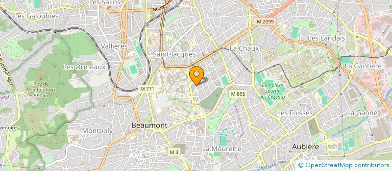 localisation de l'entreprise MADAME BAMBI FOFANA  CLERMONT FERRAND