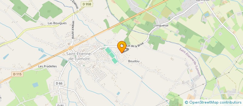 localisation de l'entreprise MADAME BANGON SRITHATHUNG à SAINT-ETIENNE-DE-TULMONT