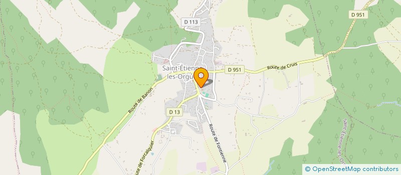 localisation de l'entreprise MADAME BANUMIA BACARDE CABRAL  SAINT-ETIENNE-LES-ORGUES