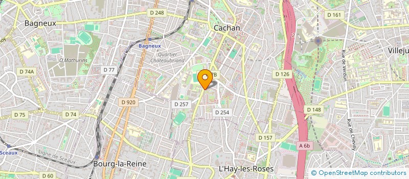 localisation de l'entreprise MADAME BAO RAZAFINDRAINIBE à CACHAN