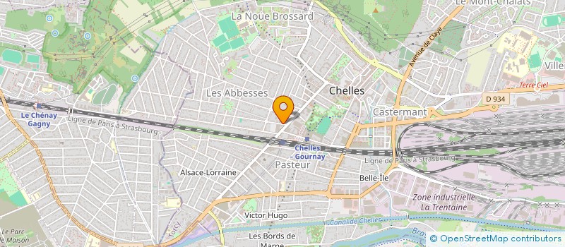 localisation de l'entreprise MADAME BAO TRAM BUI  CHELLES