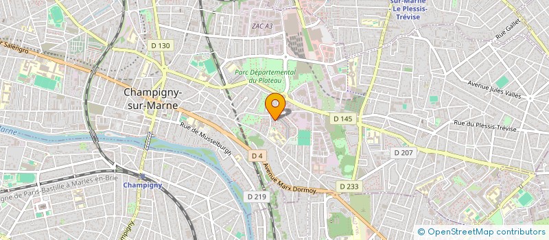 localisation de l'entreprise MADAME BAOZHEN TOURJMAN à CHAMPIGNY-SUR-MARNE