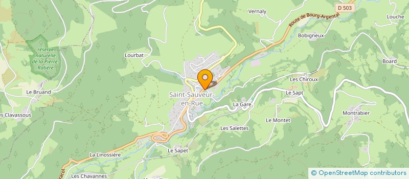 localisation de l'entreprise MADAME BAPTISTINE CANCADE  SAINT-SAUVEUR-EN-RUE