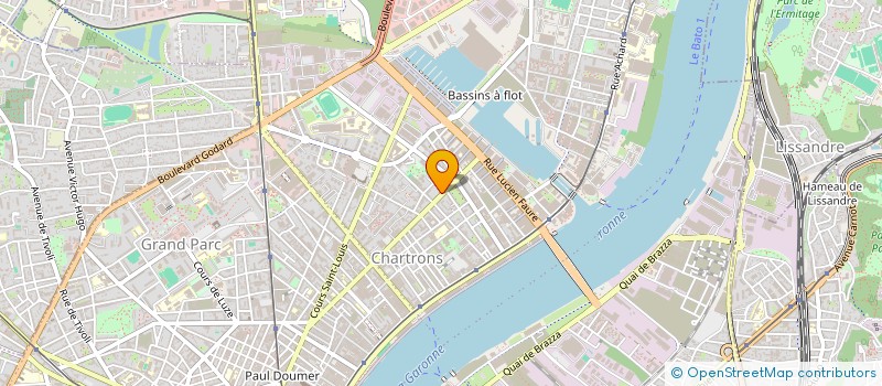 localisation de l'entreprise MADAME BAPTISTINE CONTI  BORDEAUX