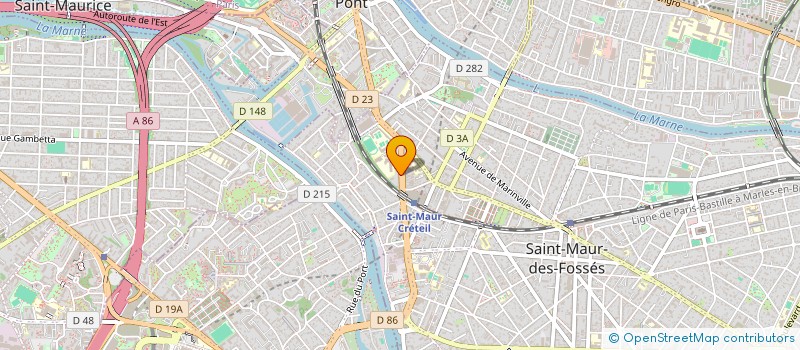 localisation de l'entreprise MADAME BAPTISTINE POTIER à SAINT-MAUR-DES-FOSSES