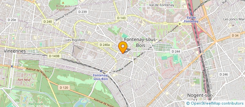 localisation de l'entreprise MADAME BARA GHANEM à FONTENAY-SOUS-BOIS