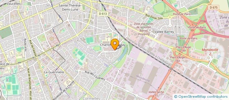 localisation de l'entreprise MADAME BARAA ALBASHIR  MONDEVILLE