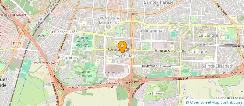 localisation de l'entreprise MADAME BARAKAT ADEGOKE  RENNES