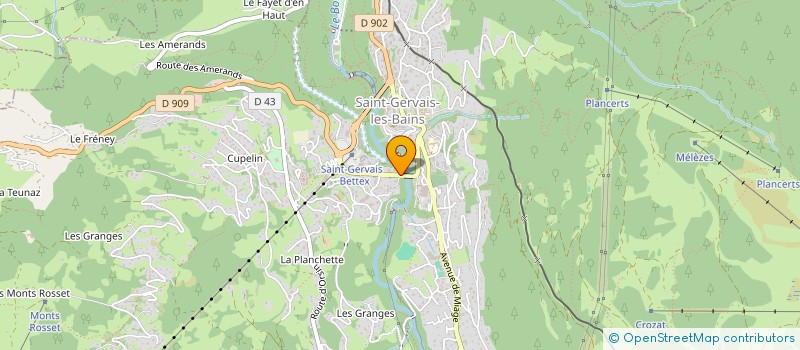 localisation de l'entreprise MADAME BARBANI URBANI à SAINT-GERVAIS-LES-BAINS