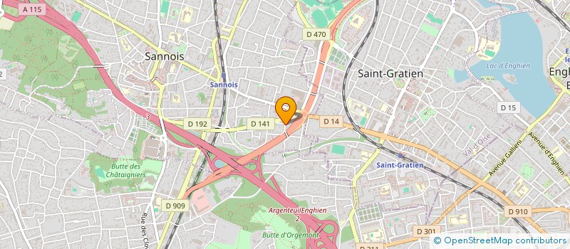 localisation de l'entreprise MADAME BARBARA ANDRADE NASCIMENTO  SANNOIS