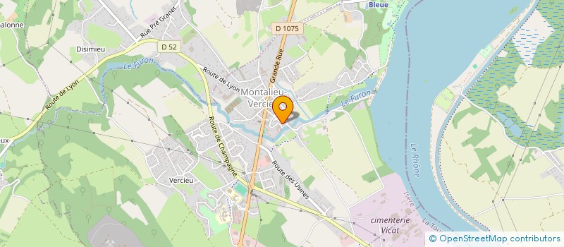 localisation de l'entreprise MADAME BARBARA APRILE  MONTALIEU-VERCIEU