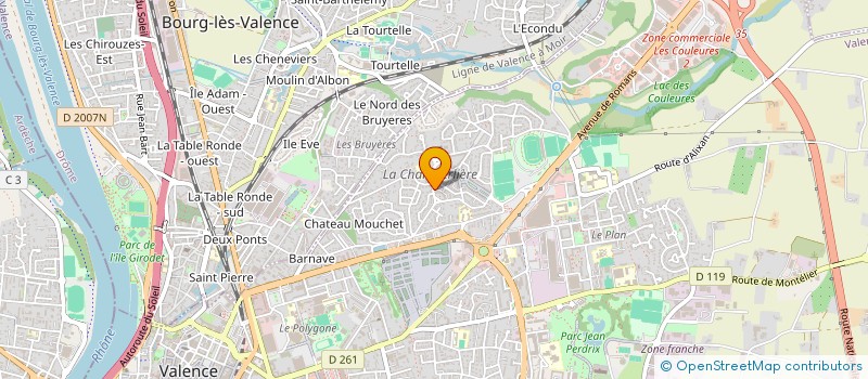 localisation de l'entreprise MADAME BARBARA ASSELINE  VALENCE