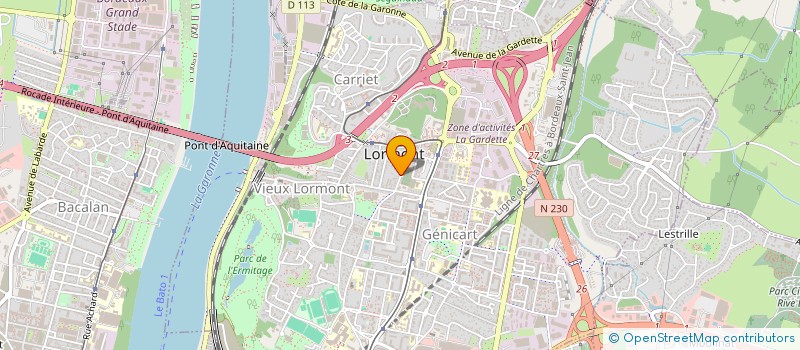 localisation de l'entreprise MADAME BARBARA BACIC  LORMONT