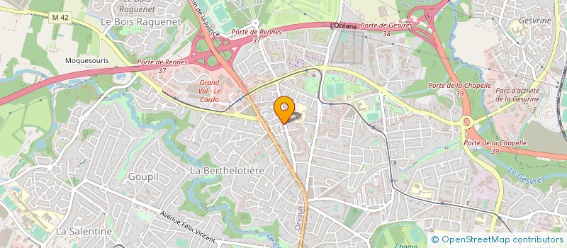 localisation de l'entreprise MADAME BARBARA BADAR  NANTES