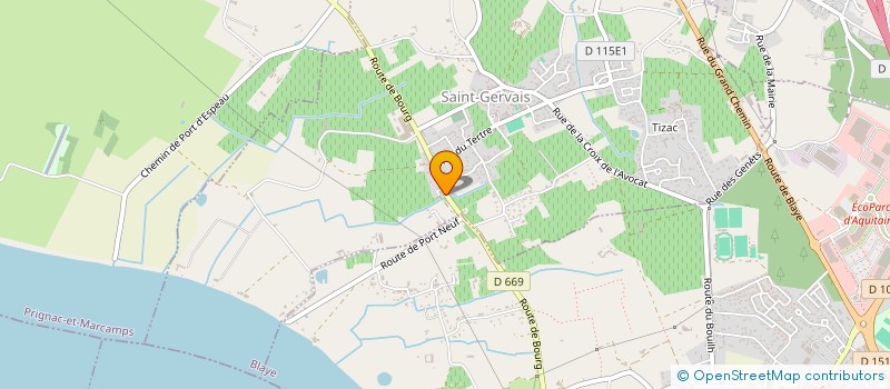 localisation de l'entreprise MADAME BARBARA BARRAUD  SAINT-GERVAIS