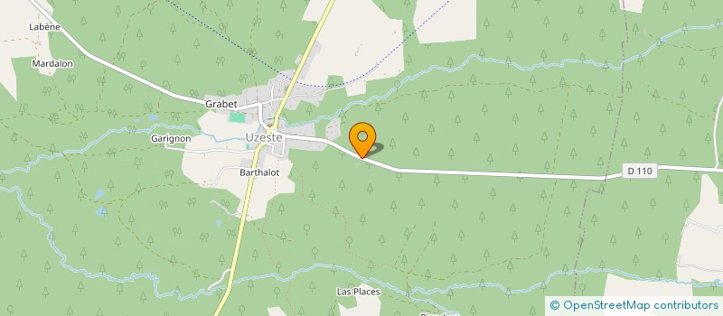 localisation de l'entreprise MADAME BARBARA BEHRENDT  UZESTE