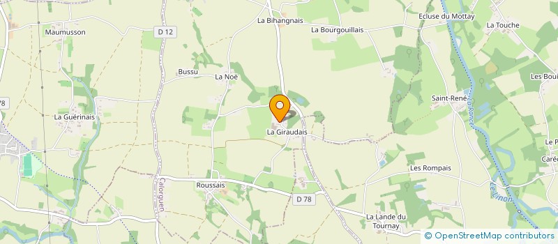 localisation de l'entreprise MADAME BARBARA BLOTTIN  CALORGUEN