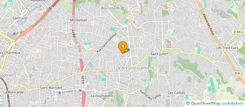 localisation de l'entreprise MADAME BARBARA BODARD  MARSEILLE 12EME